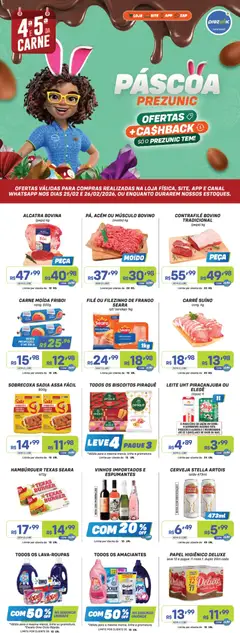 Encarte Prezunic - Pré-Visualização do folheto da loja Prezunic, válido de 25.02.2026