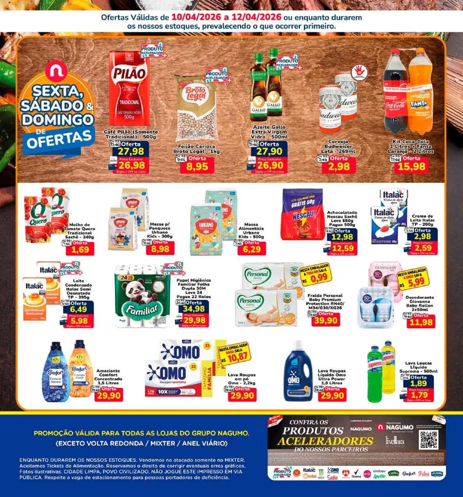 Nagumo Folheto - válido de 10.04.2026 | Página: 2 | Produtos: Fanta, Desodorante, Nescau, Roupas