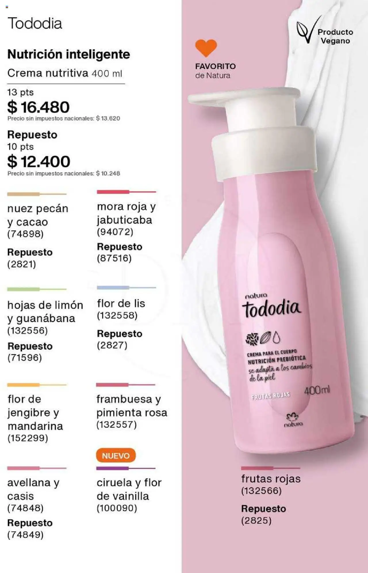 Catálogo Natura Ciclo 8 │ válido desde el 03.06.2025 | Página: 185 | Productos: Crema para el cuerpo, Pimienta, Cacao, Crema