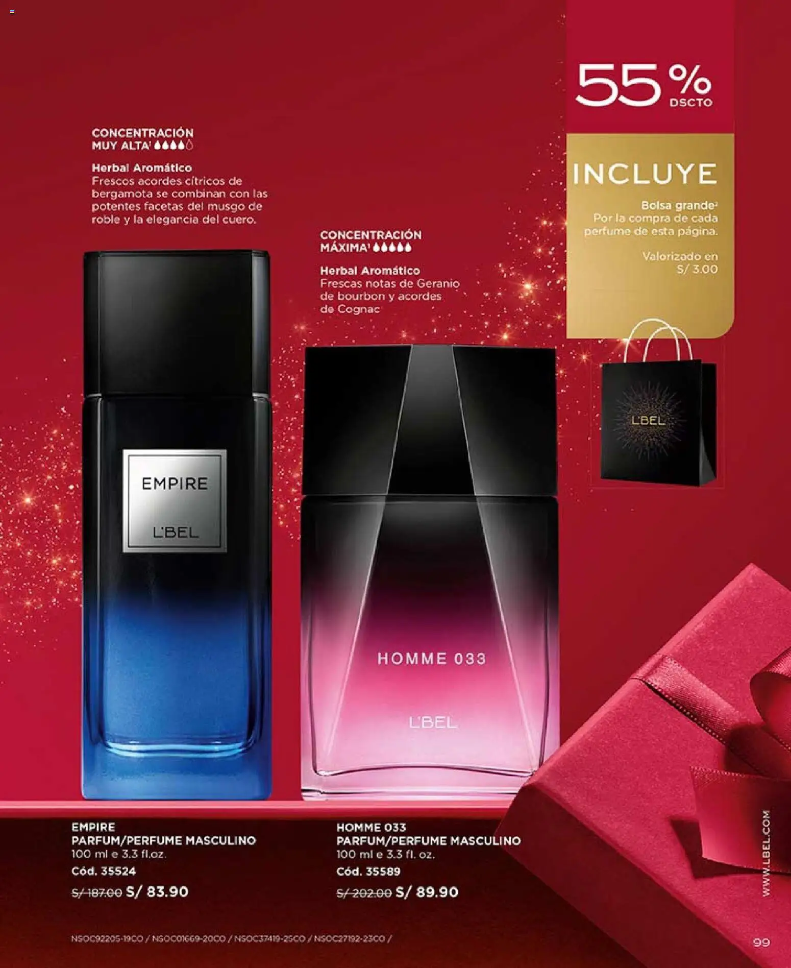 Catálogo L'Bel válido desde 14.11.2025 | Página: 99 | Productos: Bolsa, Perfume