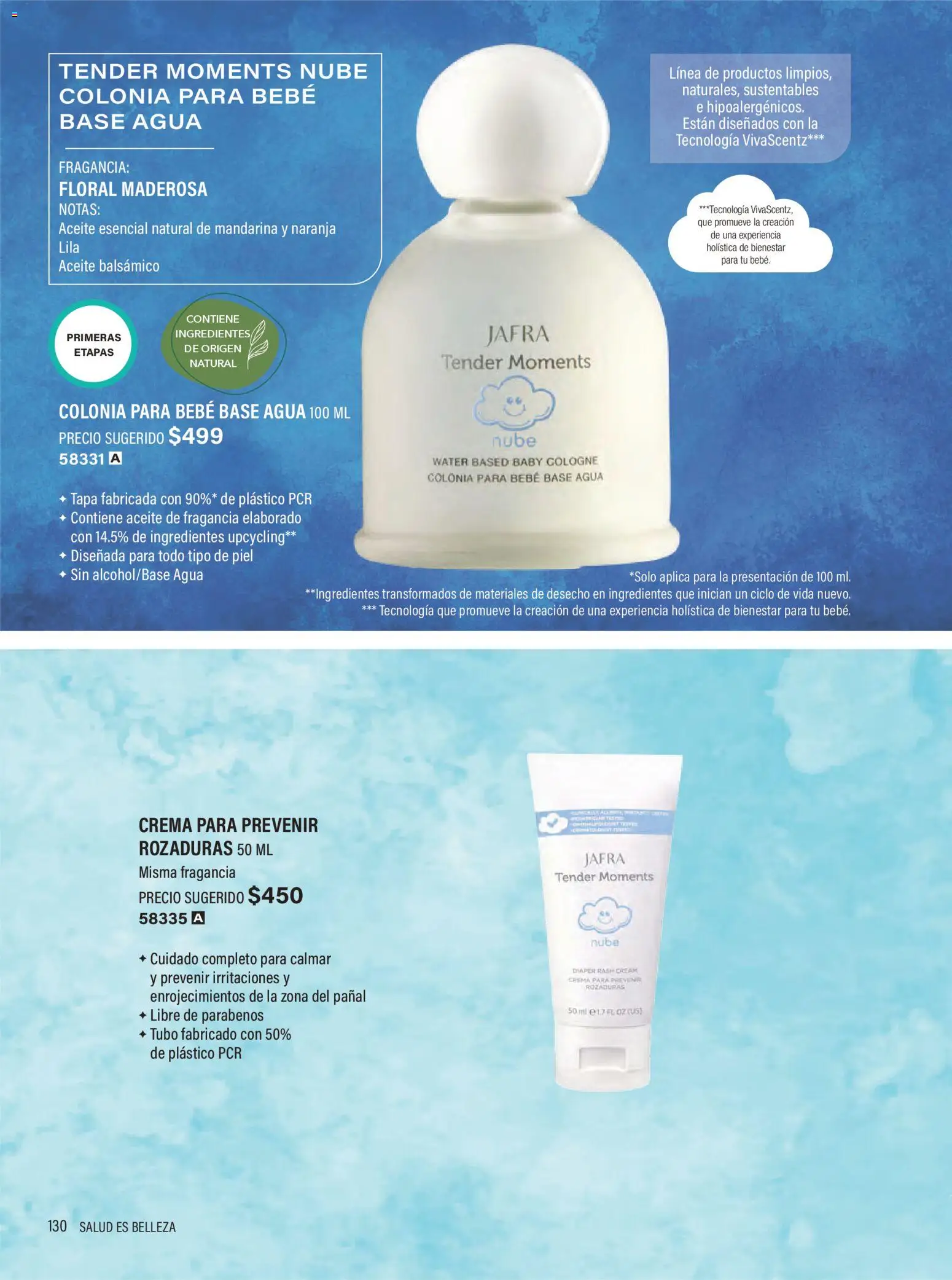 Nuevas ofertas de JAFRA válidas en toda la República Mexicana desde el 01.02.2026. ¡Encuentra las mejores ofertas en JAFRA catálogo Organizador de Ventas! | Página: 128 | Productos: Crema, Agua, Aceite, Fragancia