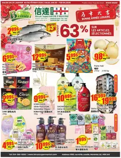Preview of Btrust Supermarket flyer - Montreal  from shop Btrust Supermarket valid from 29.01.2026
