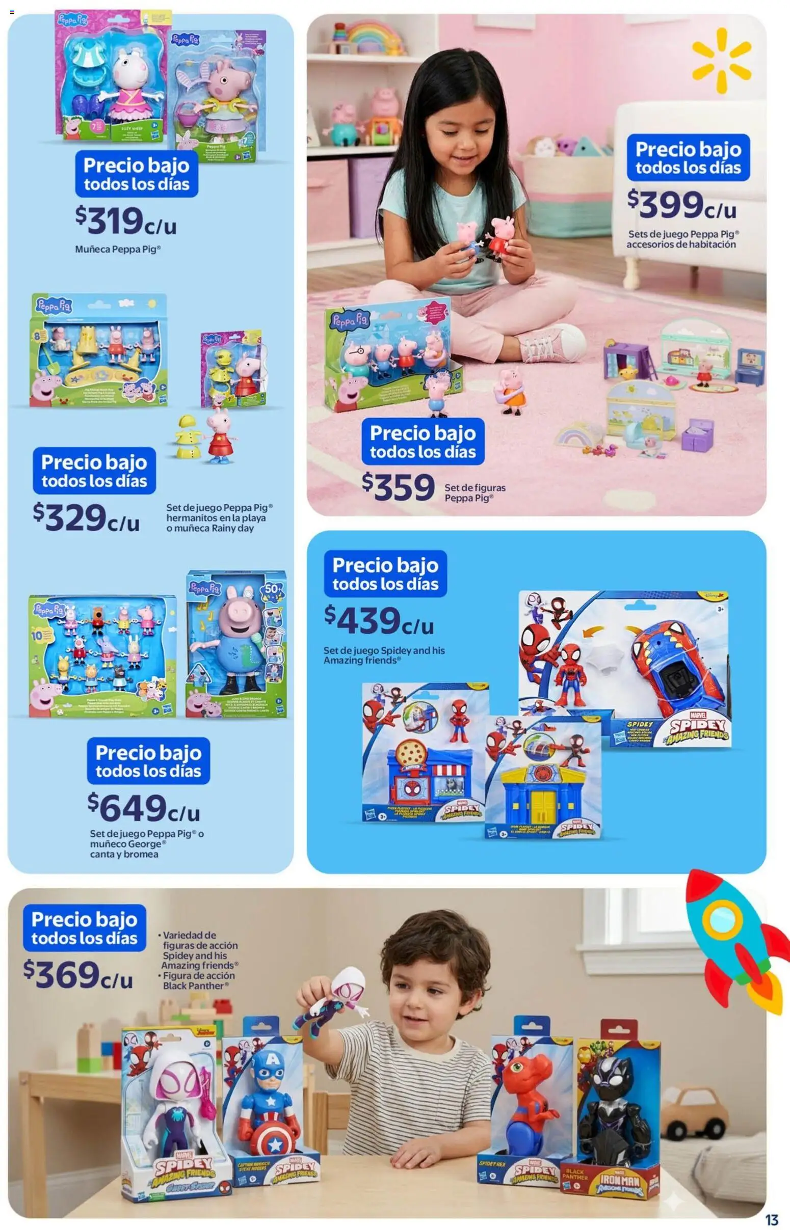 Nuevas ofertas de Walmart válidas en toda la República Mexicana desde el 10.04.2026. ¡Encuentra las mejores ofertas en Walmart folleto Los regalos favoritos de los niños! | Página: 13 | Productos: Juego