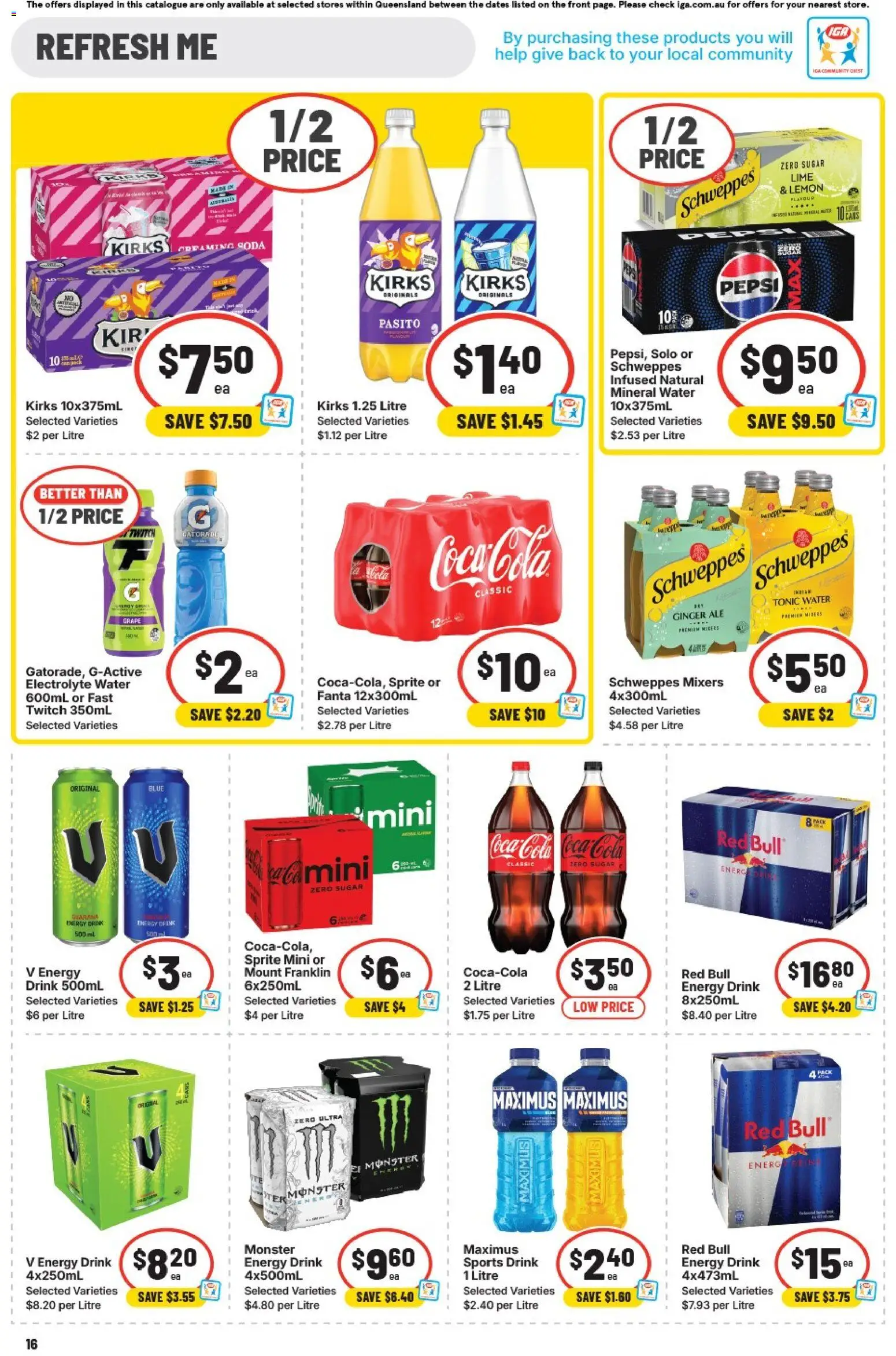 IGA catalogue - valid from 21.01.2026 | Page: 15 | Products: Milk, Lemon, Nescafe, Up & go