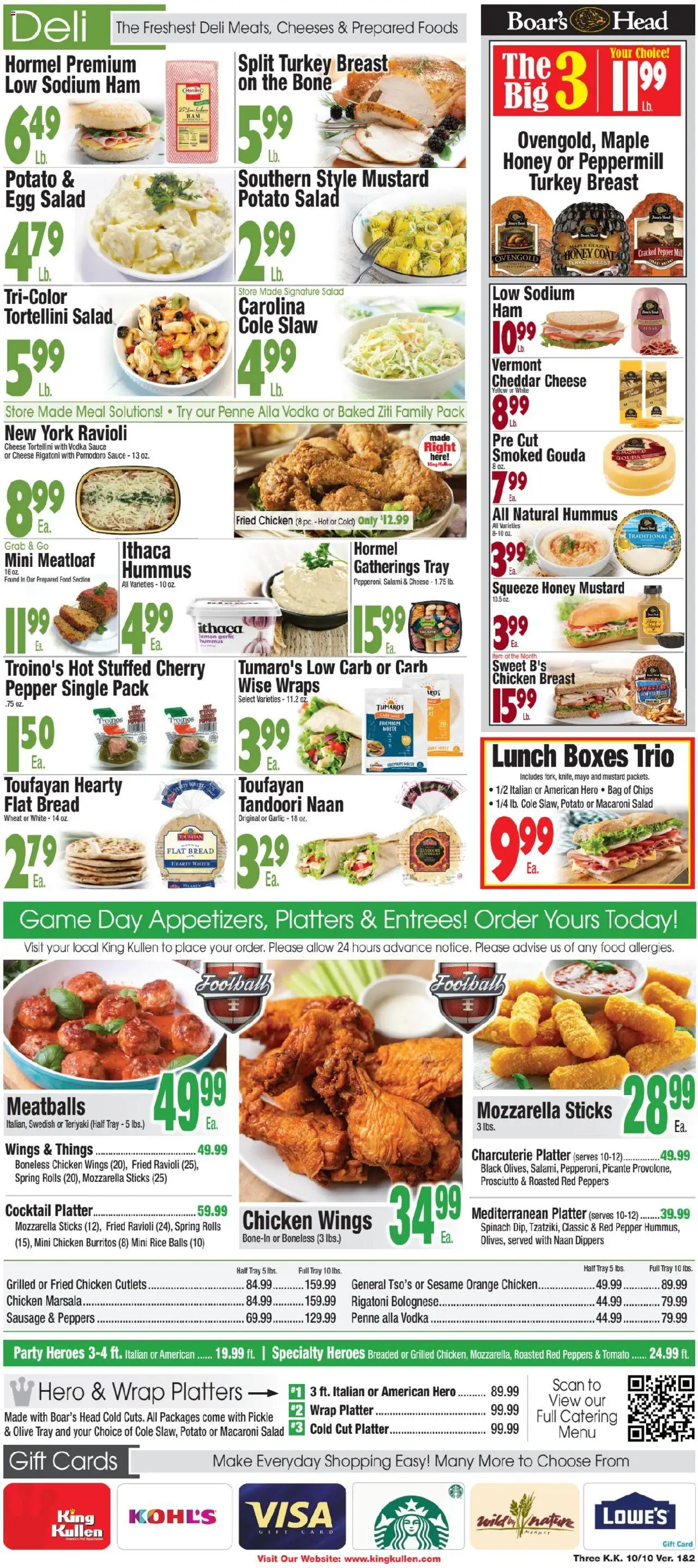 King Kullen Weekly Ad - valid from 09.10.2025 | Page: 3 | Products: Peppers, Bread, Vodka, Garlic