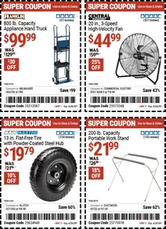 Preview of Harbor Freight weekly ads valid from 14.04.2026 | Page: 12 | Products: Tire, Hub, Fan