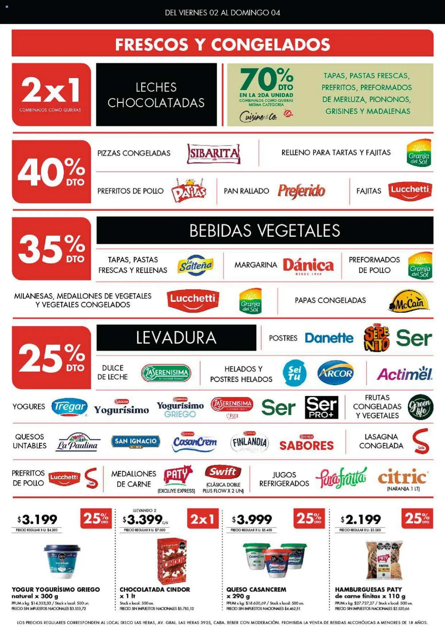 Disco ofertas │ válido desde el 02.01.2026 | Página: 4 | Productos: Disco, Pollo, Pan, Chocolatada