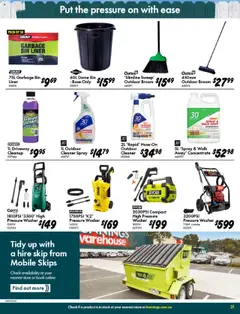 Bunnings Warehouse catalogue - valid from 10.09.2025 | Page: 21 | Products: Cleaner, Washer, Mobile, Broom