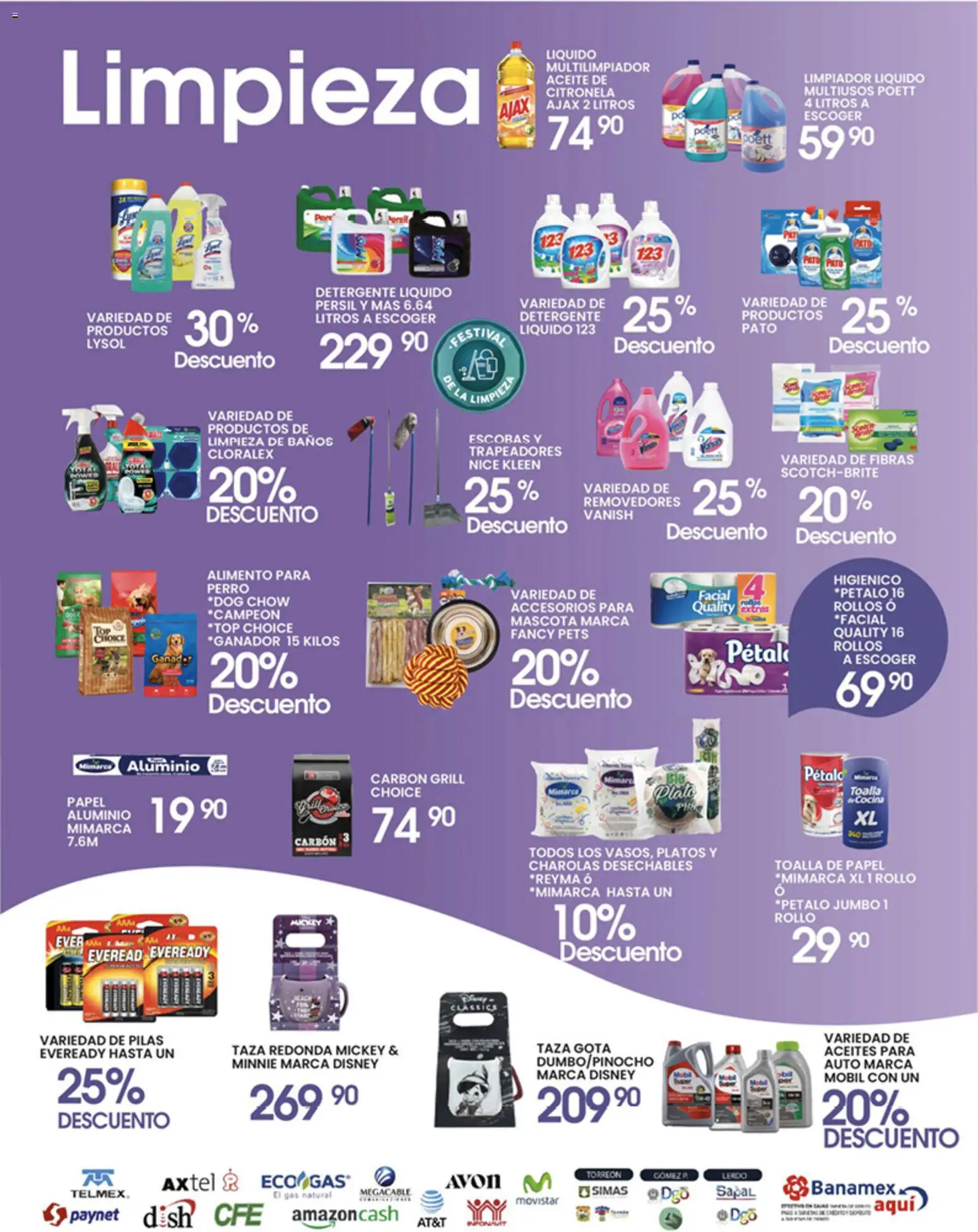 Nuevas ofertas de Alsuper válidas en toda la República Mexicana desde el 24.04.2026. ¡Encuentra las mejores ofertas en Alsuper folleto Laguna! | Página: 5 | Productos: Aceite, Toalla, Cocina, Pilas