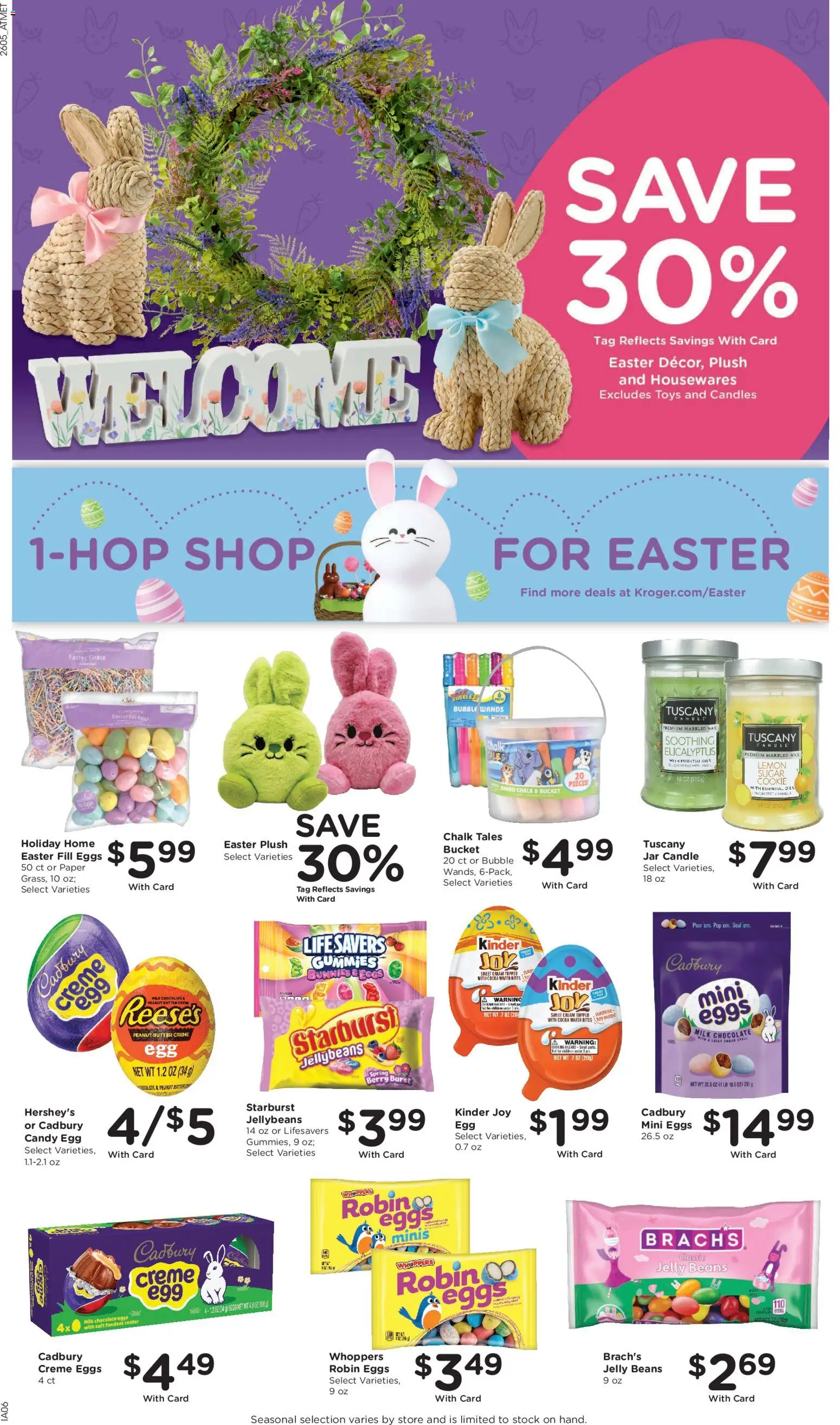 Kroger Weekly Ad - valid from 04.03.2026 | Page: 12 | Products: Butter, Eggs, Cream, Lemon