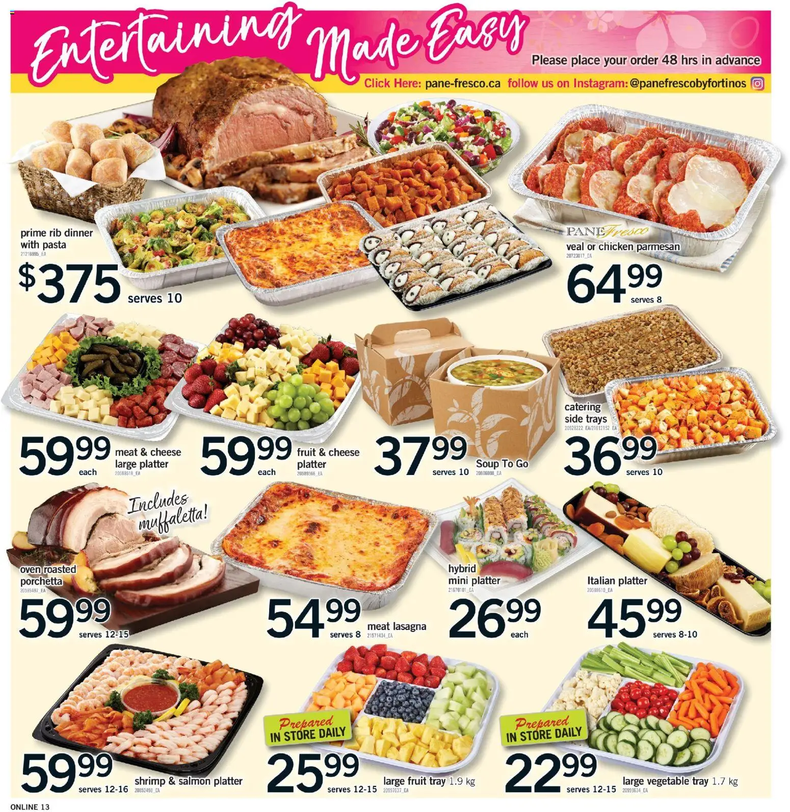 Fortinos flyer valid from 02.04.2026 | Page: 13 | Products: Pasta, Oven, Chicken