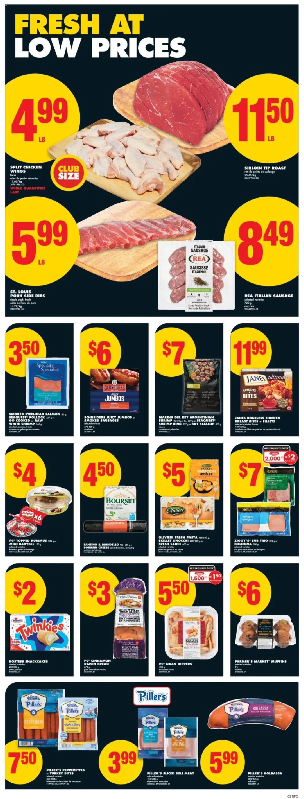 No Frills flyer valid from 21.08.2025 | Page: 4 | Products: PC, Turkey, Chicken, Pork