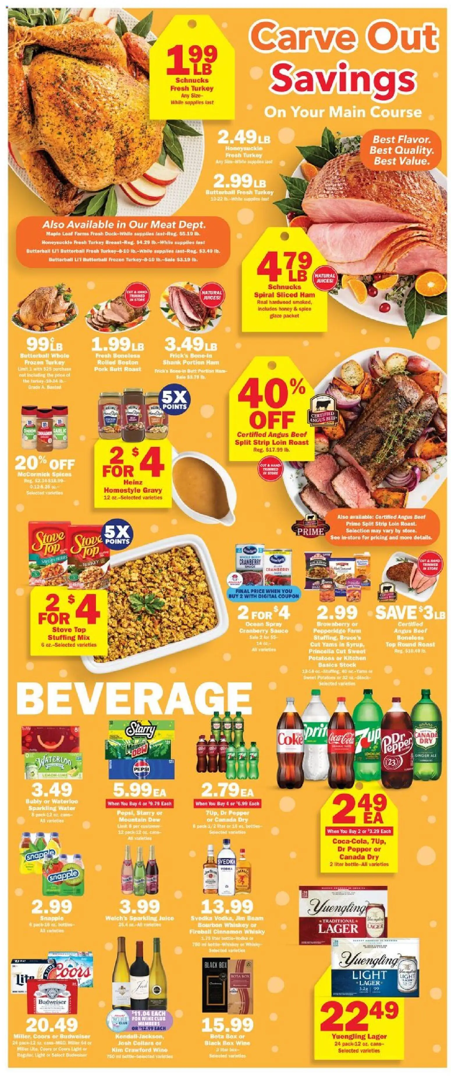 Schnucks Weekly Print Ad - IL - valid from 19.11.2025 | Page: 3 | Products: Ginger, Bourbon, Spices, Lime