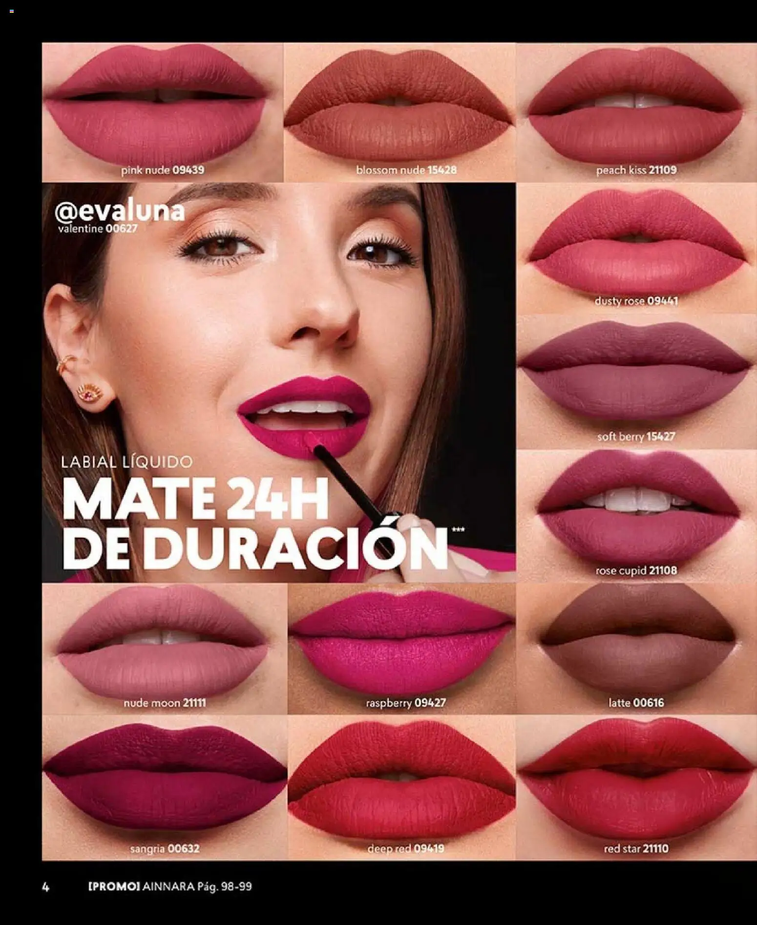 Catálogo CyZone Campaña 2 │ válido desde el 16.01.2026 | Página: 4 | Productos: Mate, Labial