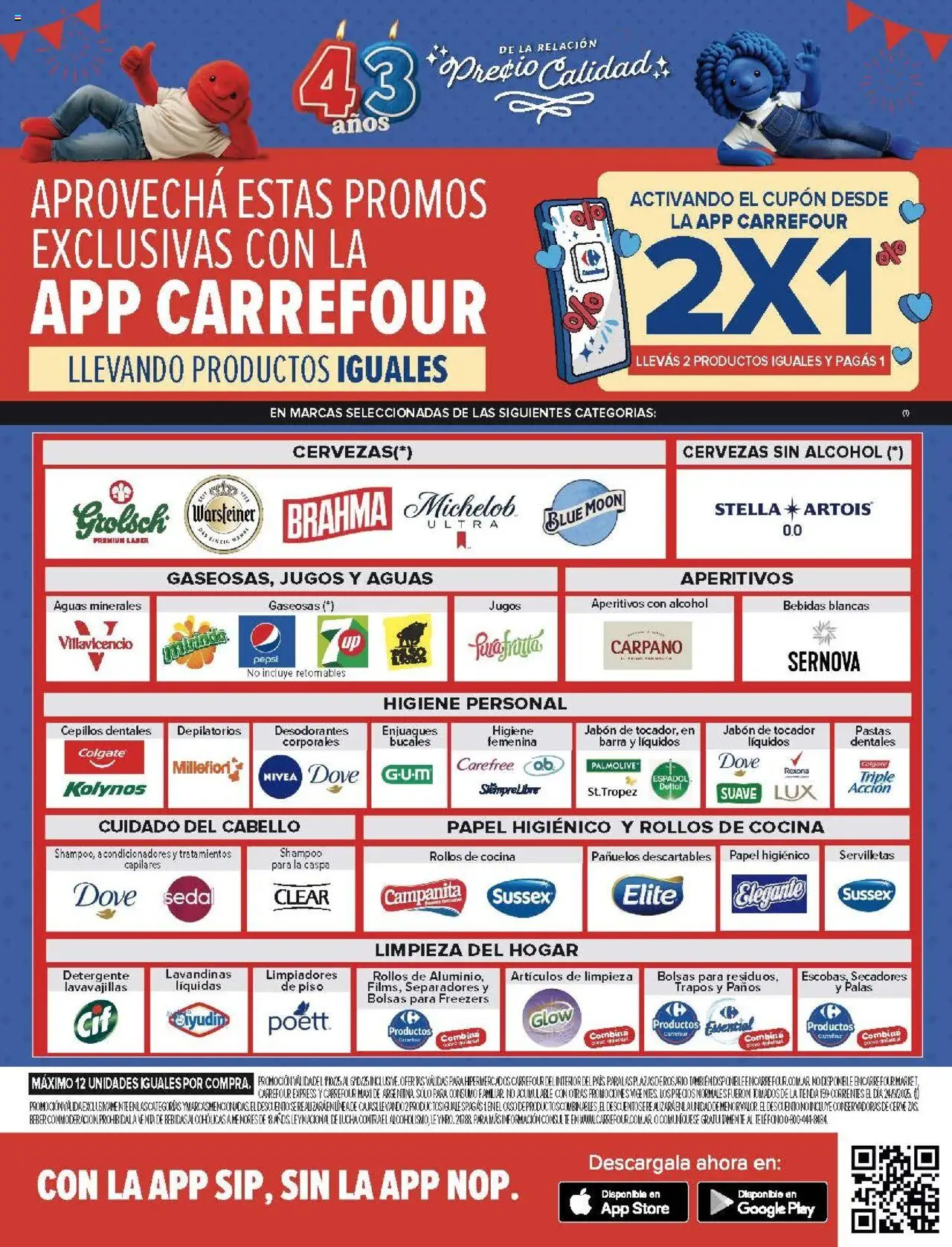 Carrefour ofertas - Corrientes │ válido desde el 01.10.2025 | Página: 3 | Productos: Papel higiénico, Cocina, Servilletas, Jugo