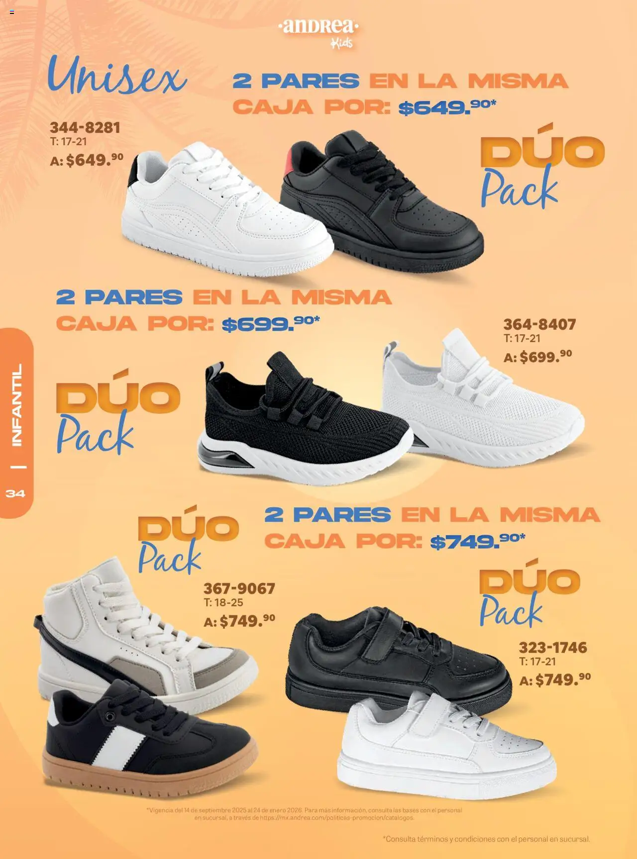 Nuevas ofertas de Andrea válidas en toda la República Mexicana desde el 14.09.2025. ¡Encuentra las mejores ofertas en Andrea - Catálogo Fall Fashion Packs! | Página: 34 | Productos: Caja