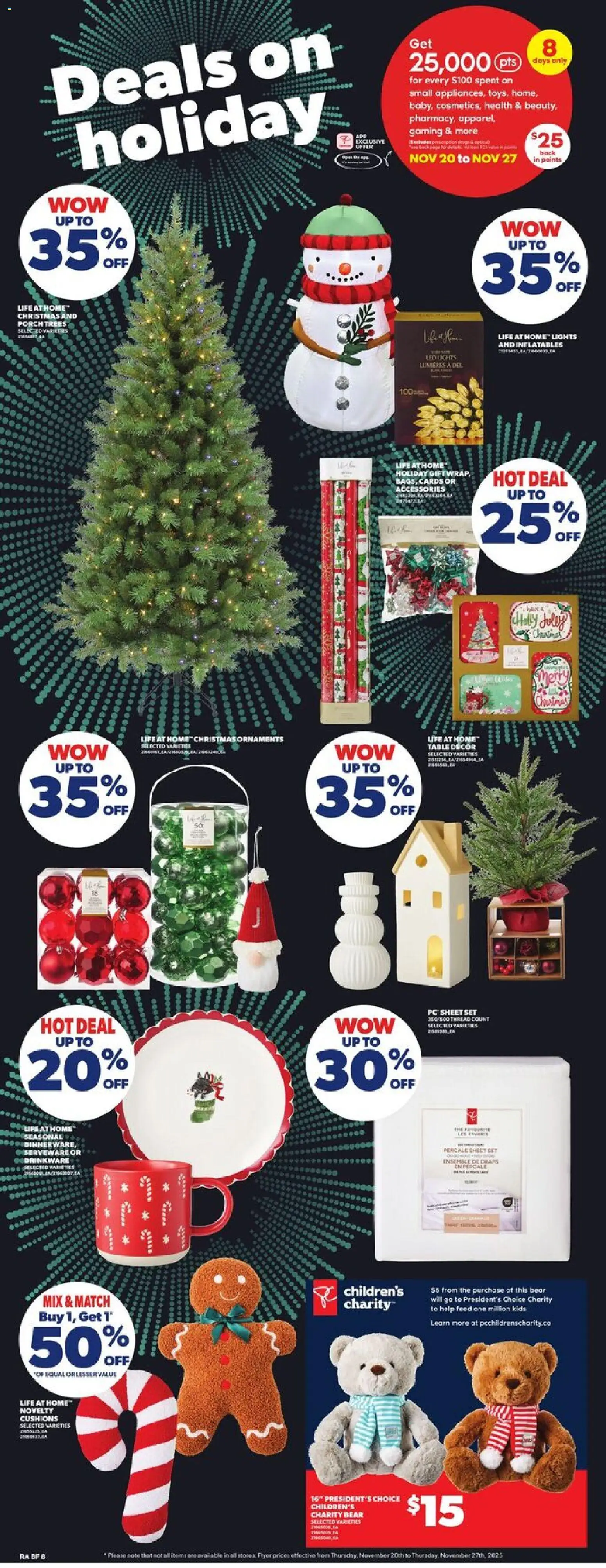 Atlantic Superstore flyer valid from 20.11.2025 | Page: 8 | Products: PC, Table
