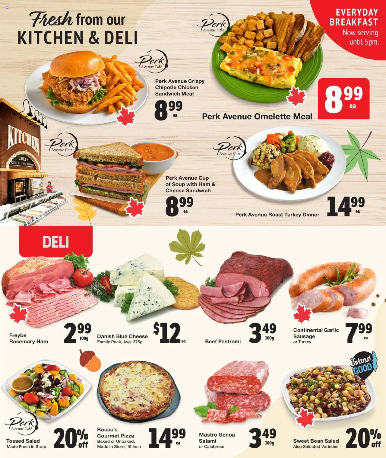 Quality Foods flyer valid from 02.10.2025 | Page: 5 | Products: Beef, Cheese, Salami, Pizza