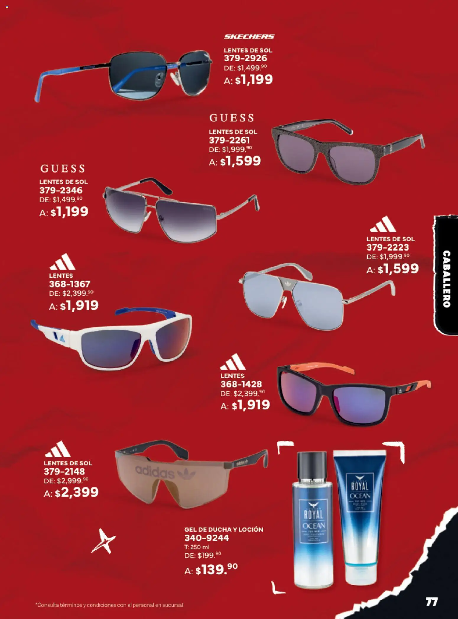 Nuevas ofertas de Andrea válidas en toda la República Mexicana desde el 02.11.2025. ¡Encuentra las mejores ofertas en Andrea Buen Fin ! | Página: 77 | Productos: Lentes, Loción, Lentes de sol, Gel de ducha