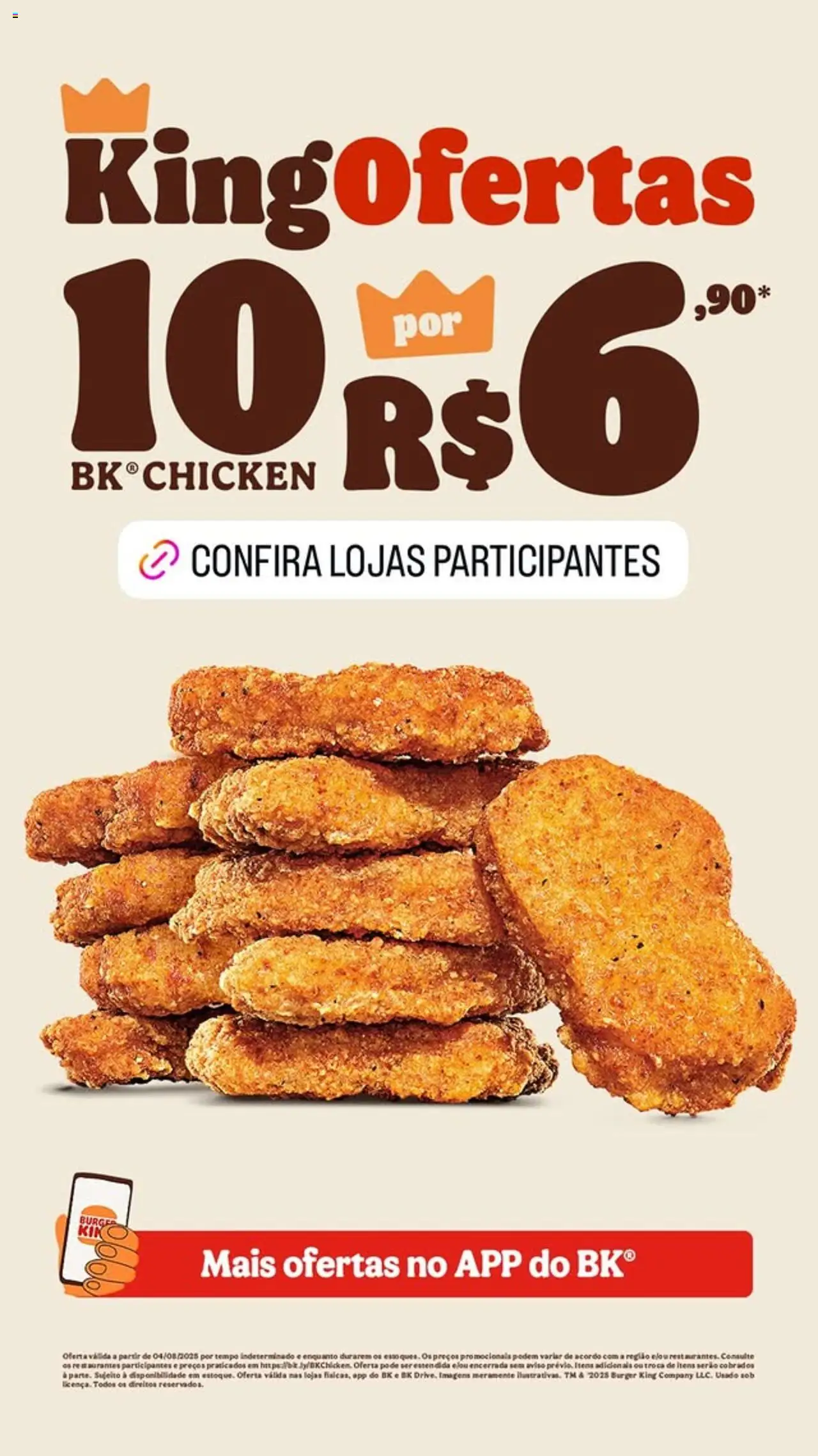 Burger King Folheto - válido de 07.08.2025 | Página: 19