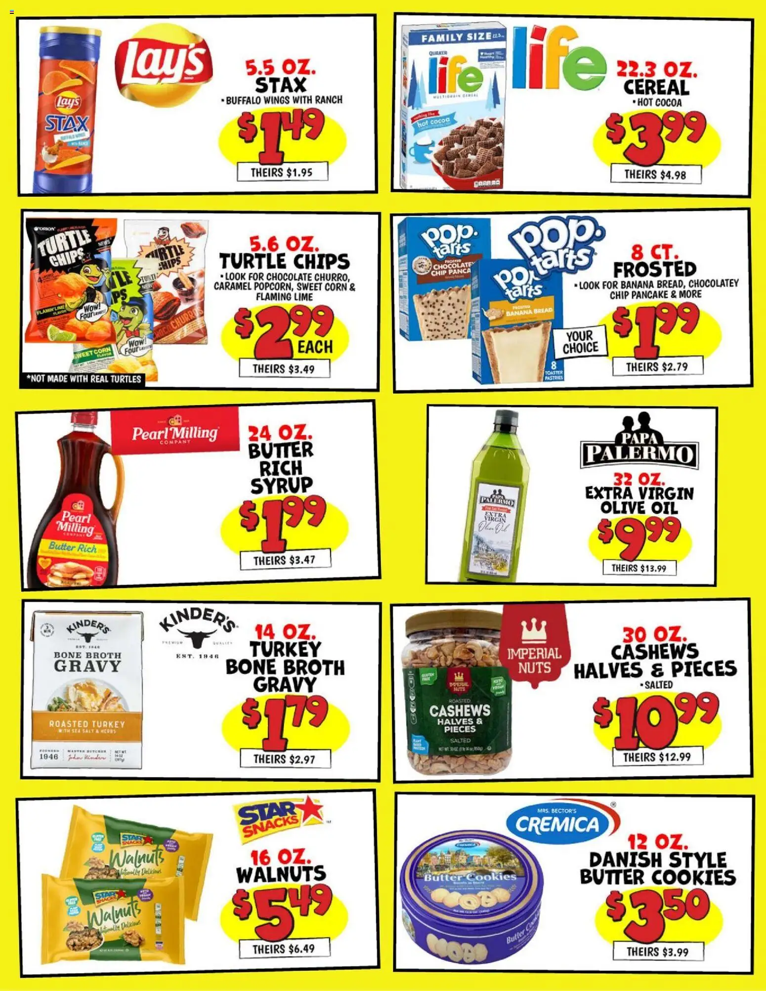 Ollie's Store Ad - valid from 20.02.2026 | Page: 2 | Products: Corn, Chocolate, Chips, Nuts