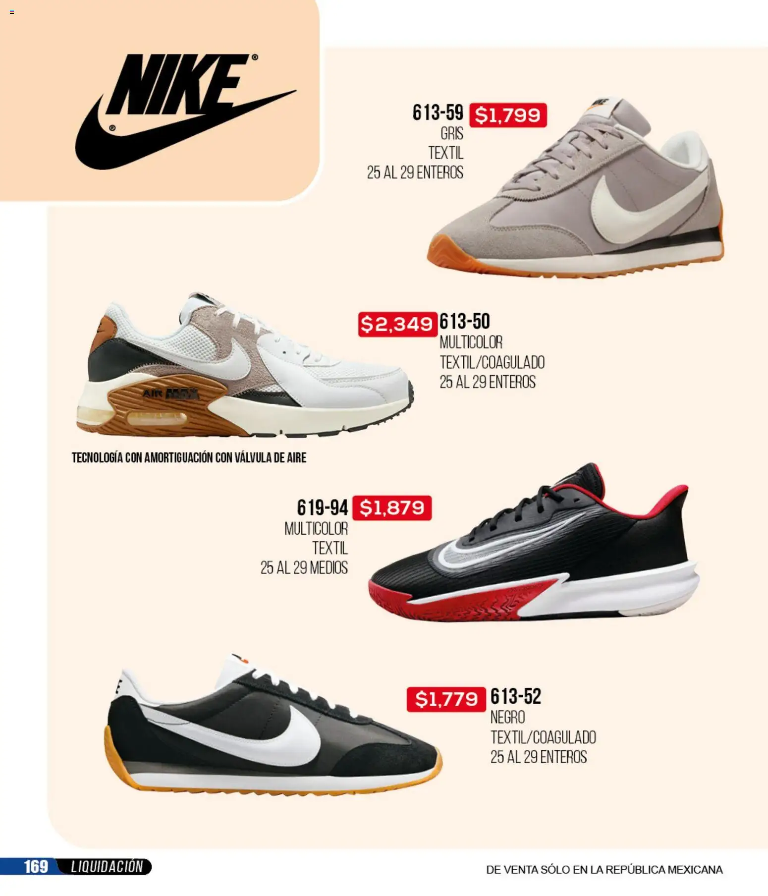 Nuevas ofertas de Cklass válidas en toda la República Mexicana desde el 18.03.2026. ¡Encuentra las mejores ofertas en Cklass catálogo Liquidación total calzado! | Página: 170 | Productos: Válvula