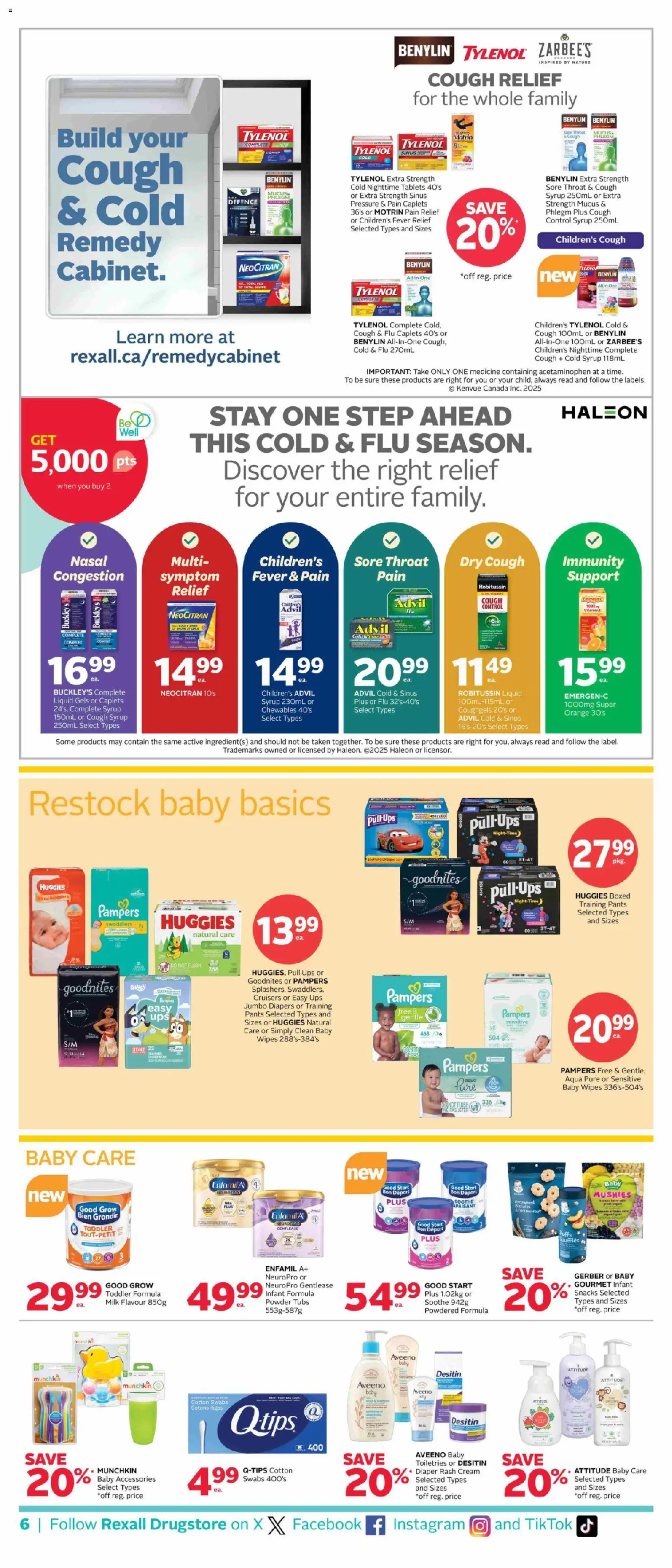 Rexall flyer valid from 26.12.2025 | Page: 14 | Products: Cream, Powder, Milk, Pants