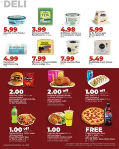 Preview of HyVee weekly ads valid from 30.03.2026 | Page: 12 | Products: Cheese, Pizza, Chips, Sugar