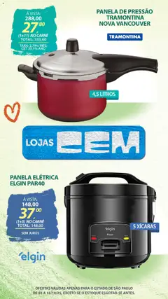 Lojas Cem - Ofertas atuais - Pré-Visualização do folheto da loja Lojas Cem, válido de 01.10.2025 | Página: 79 | Produtos: Panela, Panela elétrica, Panela de pressão, Xícaras
