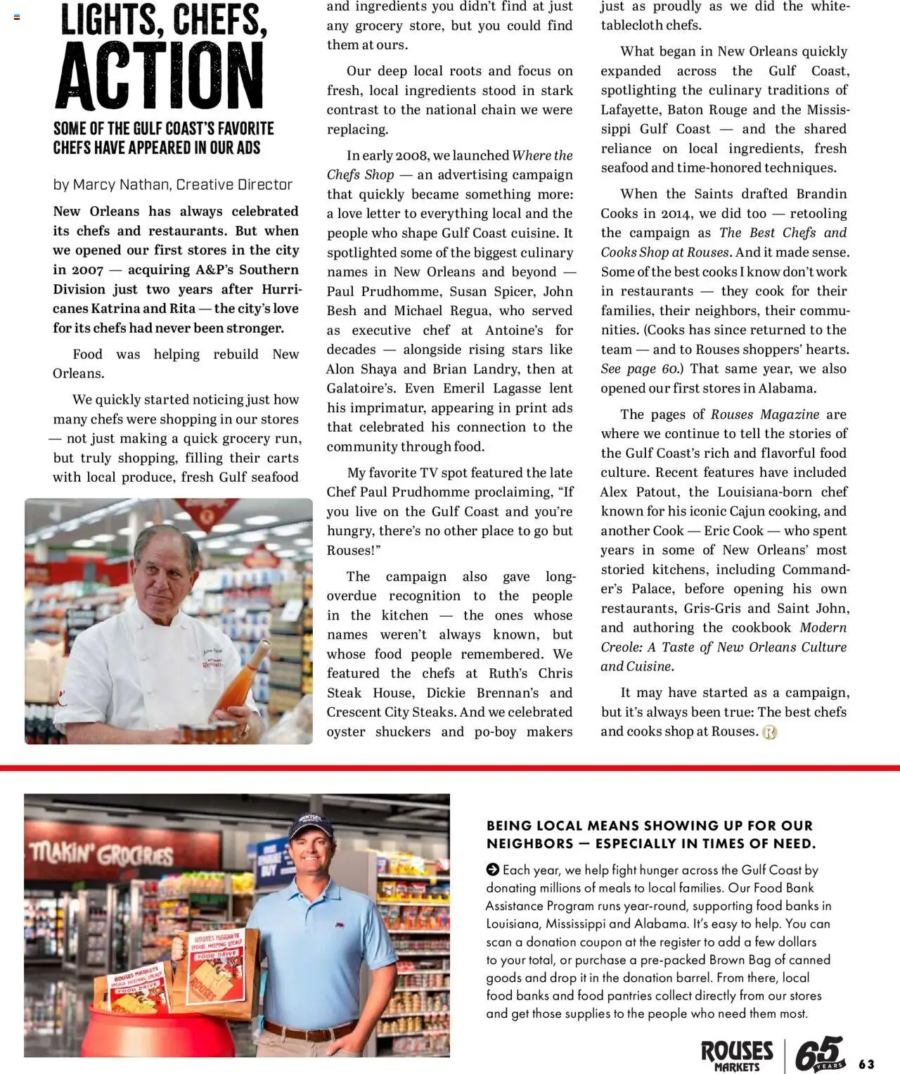 Rouses Magazine Summer 2025 - valid from 01.09.2025 | Page: 65 | Products: Seafood, Tv, Bag