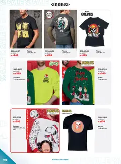 Vista previa de Andrea catálogo Outlet, nuevo folleto de la tienda, válido en México a partir del 21.12.2025 | Página: 196 | Productos: Suéter, Ropa, Sudadera, Playera