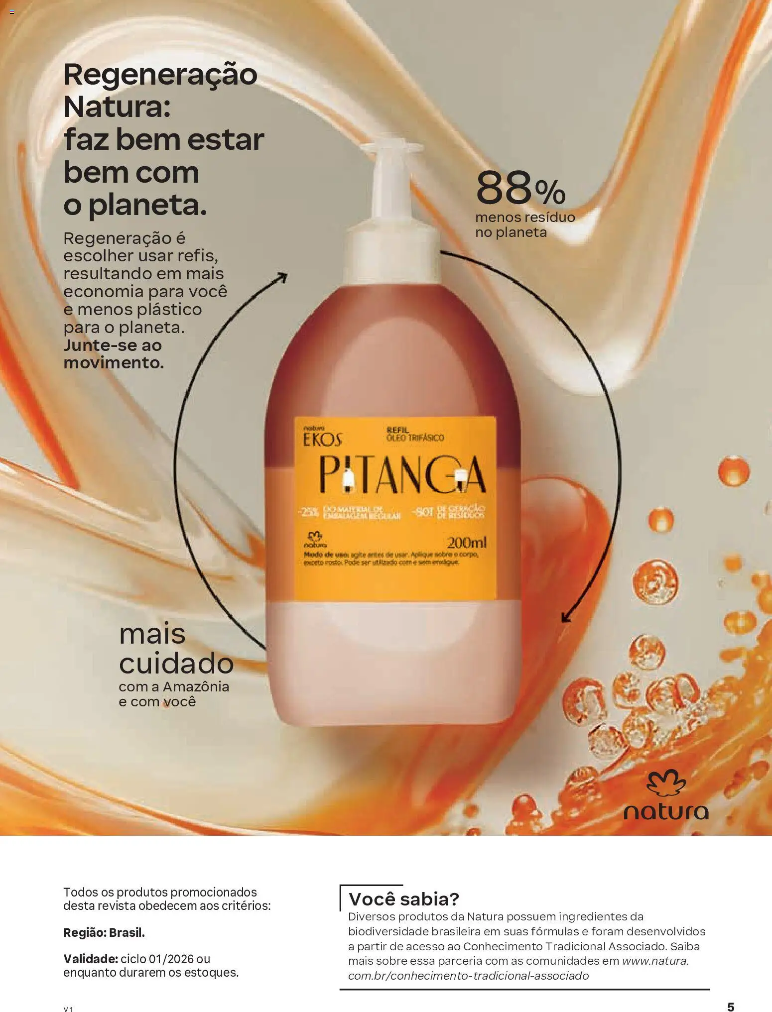 Natura Folheto - válido de 26.12.2025 | Página: 5 | Produtos: Revista, Óleo