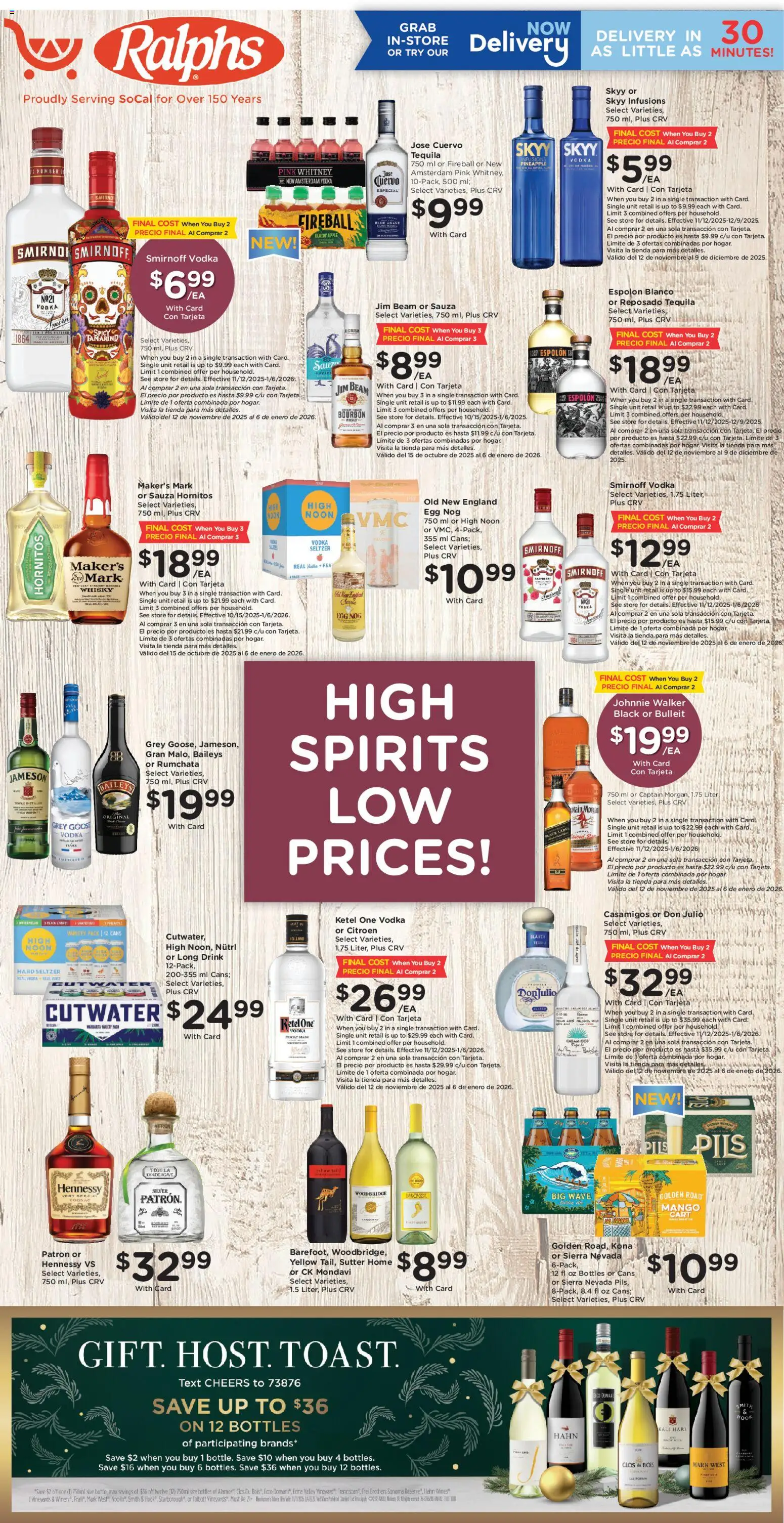 Ralphs Adult Beverage - valid from 28.11.2025 | Page: 1