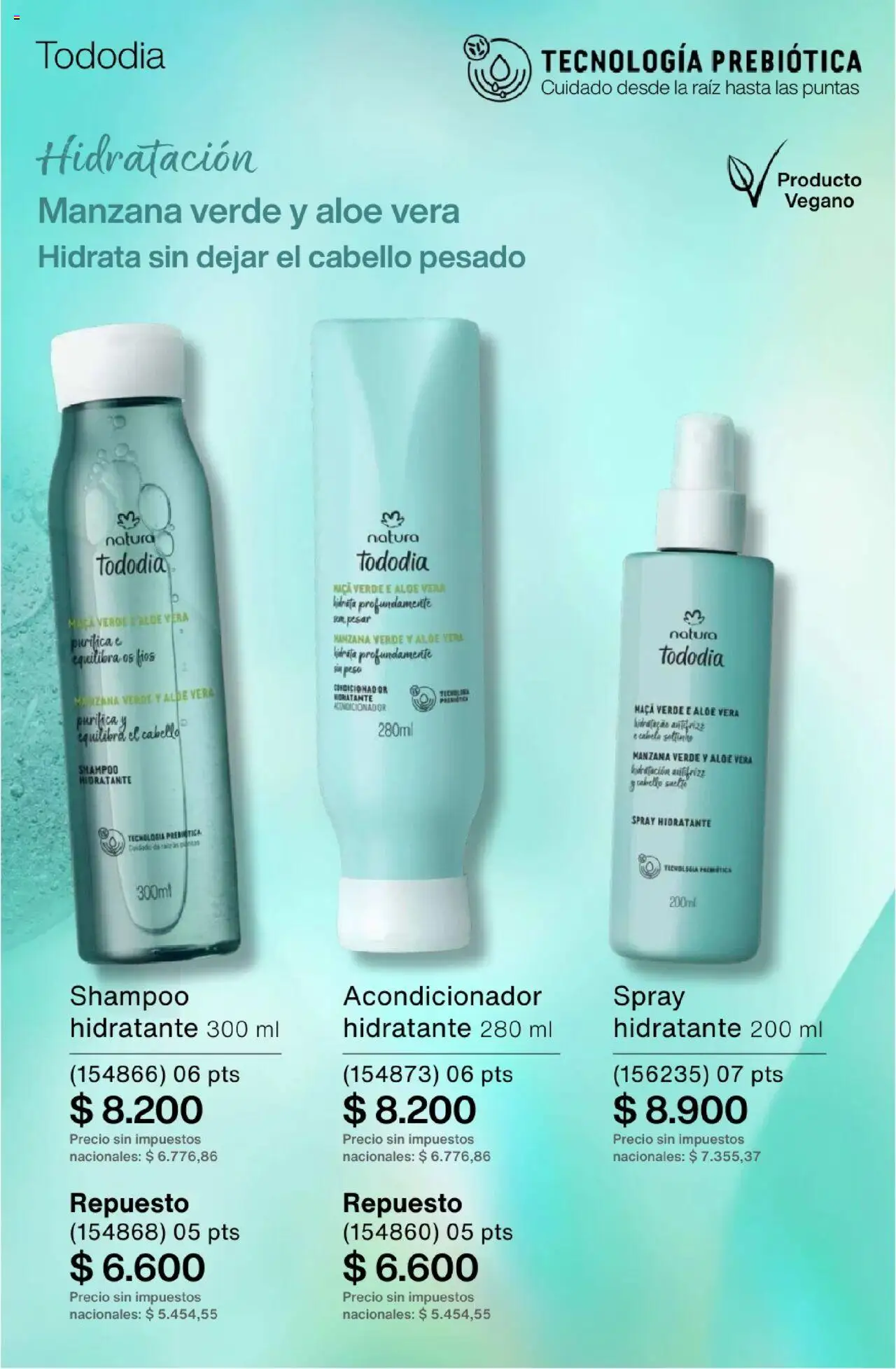 Natura - Catálogo Ciclo 15 │ válido desde el 01.10.2025 | Página: 240 | Productos: Peso, Shampoo, Acondicionador, Manzana