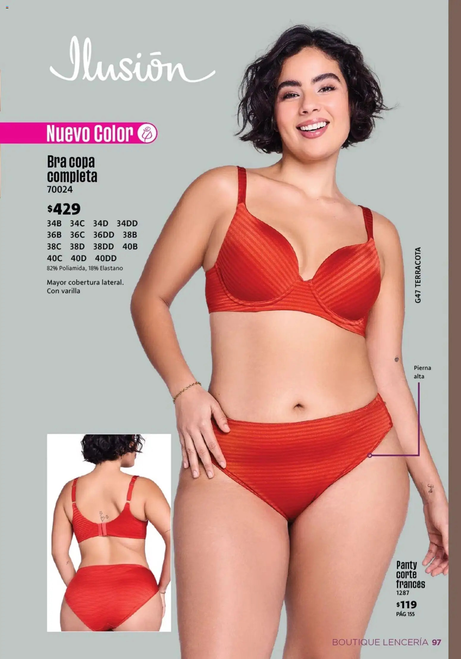 Nuevas ofertas de Ilusión válidas en toda la República Mexicana desde el 01.04.2026. ¡Encuentra las mejores ofertas en Ilusión catálogo Primavera! | Página: 101 | Productos: Lenceria