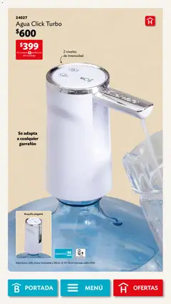 Vista previa de Betterware campaña 12 2025, nuevo folleto de la tienda, válido en México a partir del 01.12.2025 | Página: 72 | Productos: Agua, Cable