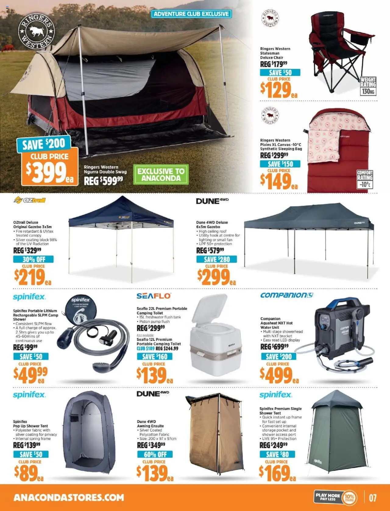 Anaconda catalogue - valid from 08.09.2025 | Page: 7 | Products: Chair, Water, Portable, Fan