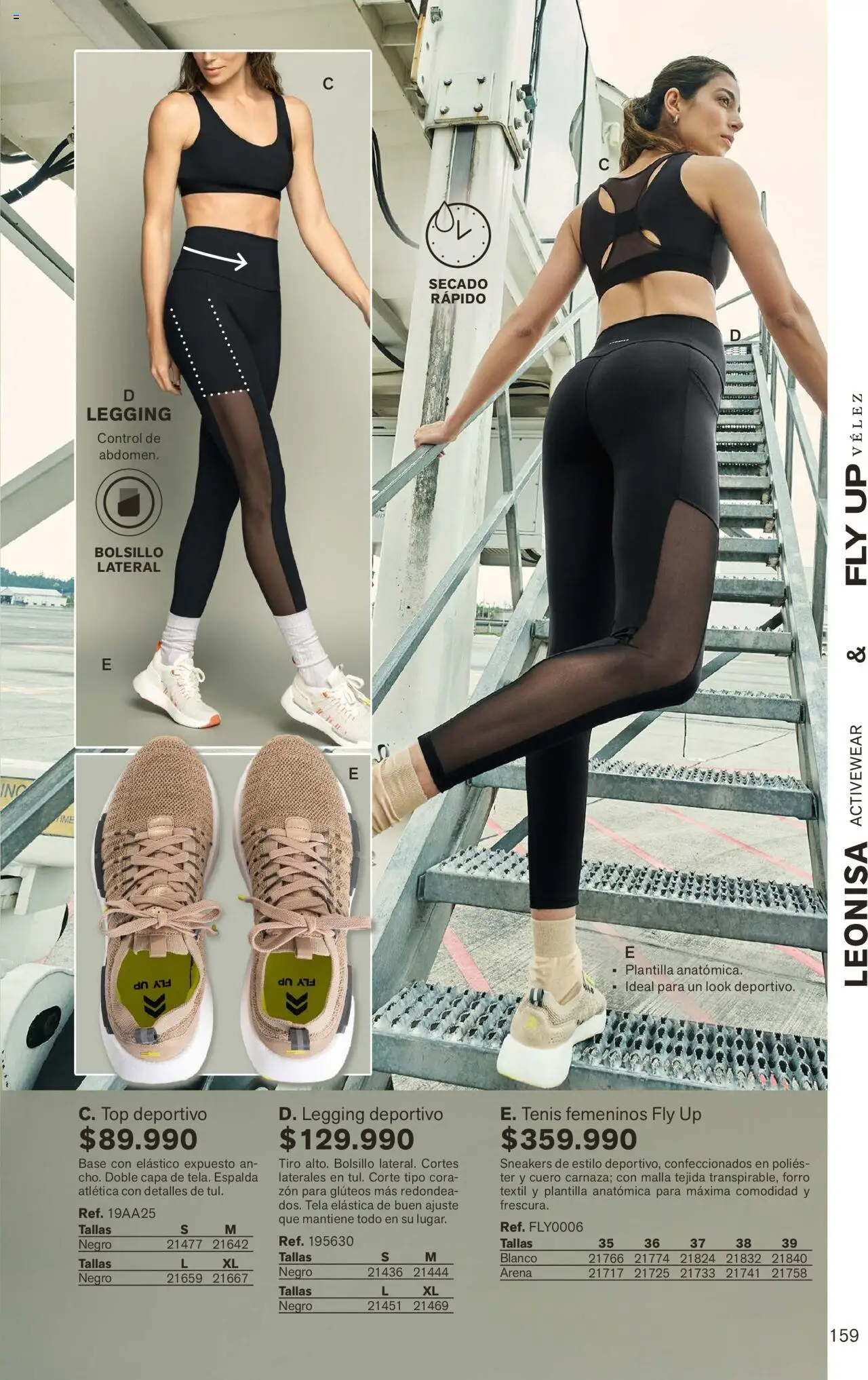 Leonisa revista - valida desde el 01.09.2025 | Página: 159 | Productos: Tenis, Top