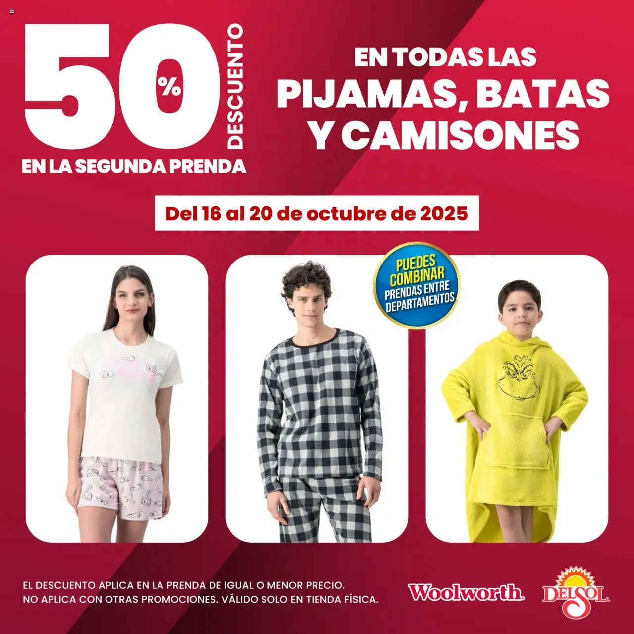 Nuevas ofertas de Del Sol y Woolworth válidas en toda la República Mexicana desde el 17.10.2025. ¡Encuentra las mejores ofertas en Del Sol y Woolworth - Catálogo Las mejores promociones y descuentos ! | Página: 5