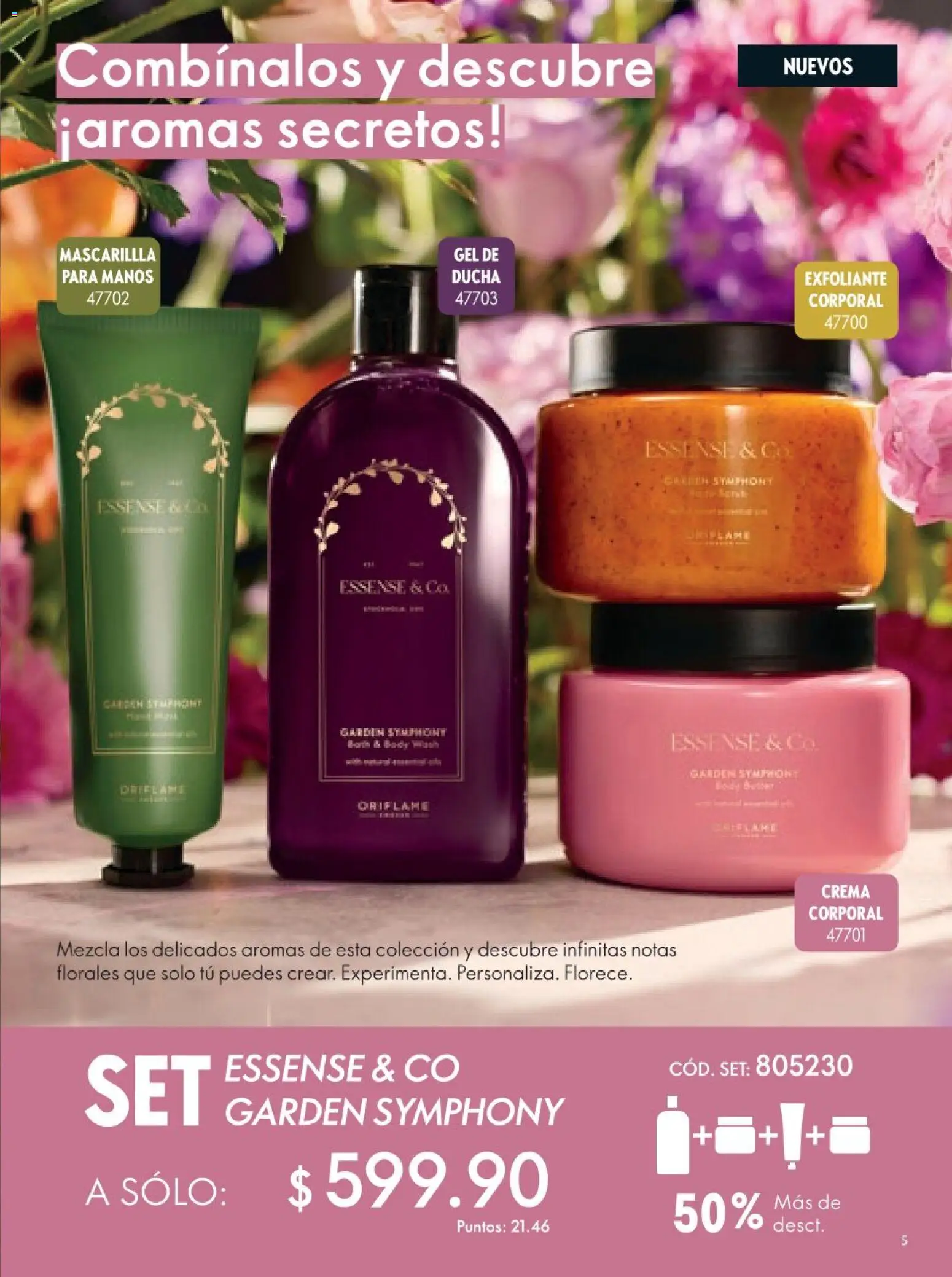 Nuevas ofertas de Oriflame válidas en toda la República Mexicana desde el 18.04.2026. ¡Encuentra las mejores ofertas en Oriflame campaña 6 2026! | Página: 5 | Productos: Crema, Crema corporal