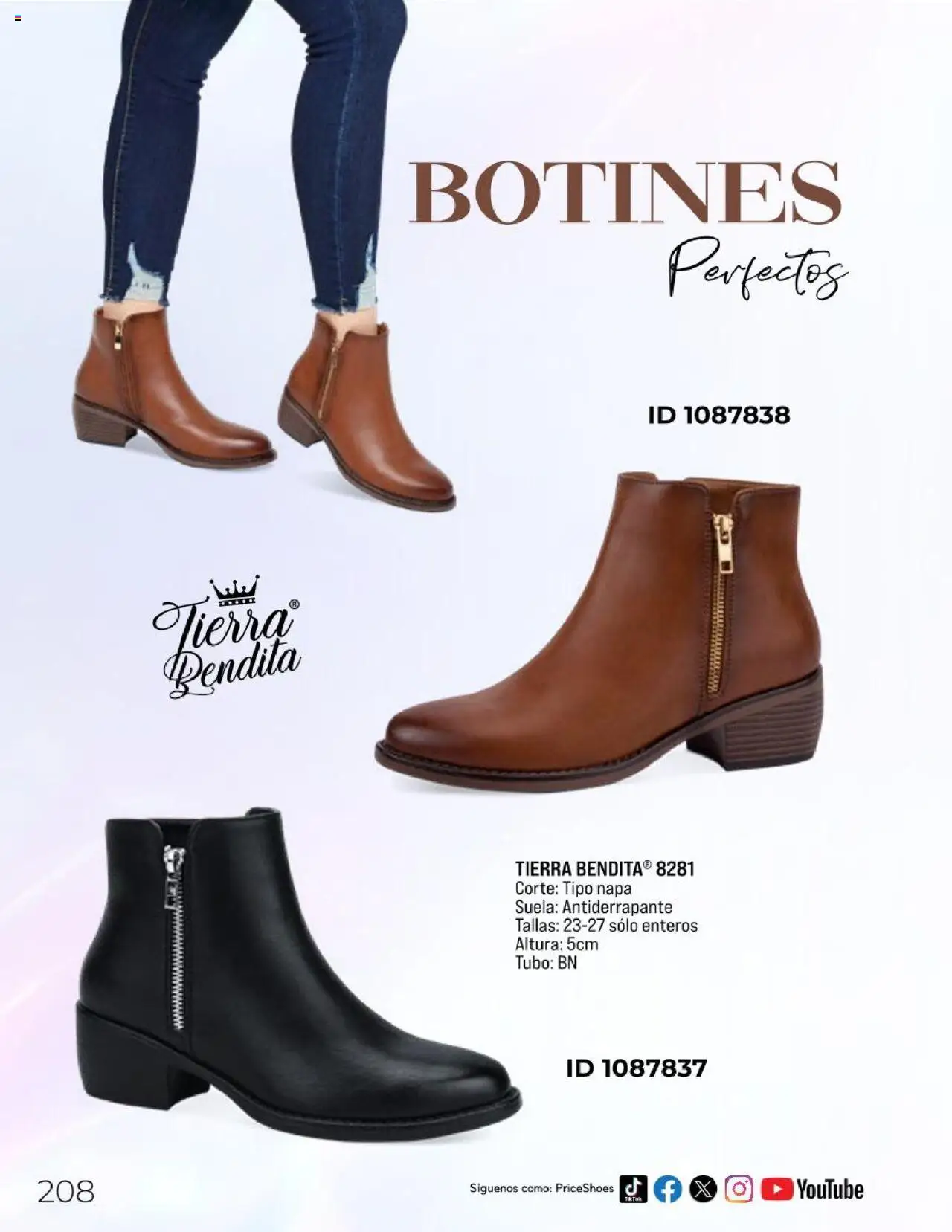 Nuevas ofertas de Price Shoes válidas en toda la República Mexicana desde el 05.05.2025. ¡Encuentra las mejores ofertas en Price Shoes catálogo Todo En 1 2025! | Página: 206 | Productos: Botines