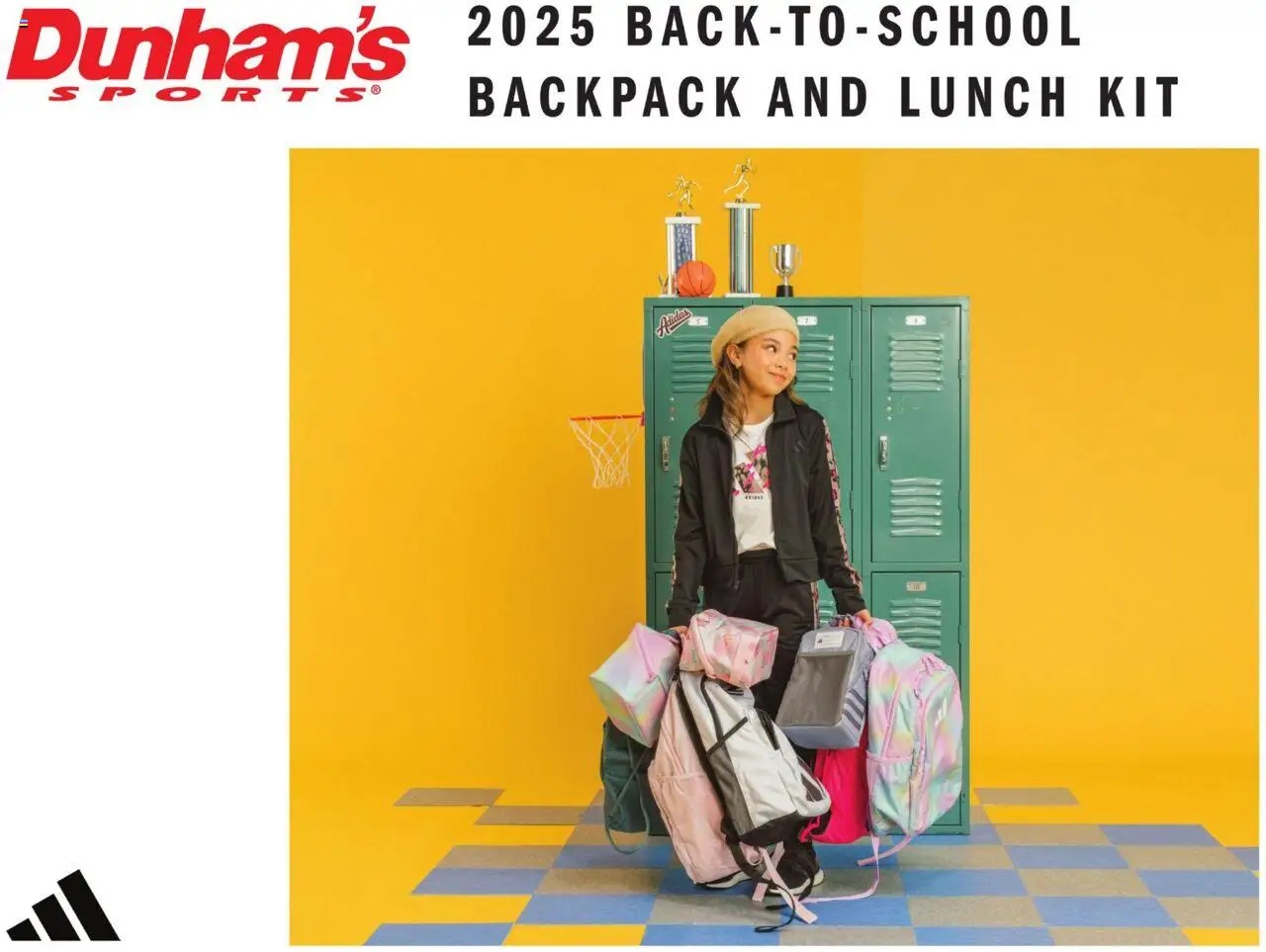 Dunham's Sports Adidas Backpack & Lunch Kit Guide - valid from 17.07.2025 | Page: 1 | Products: Backpack