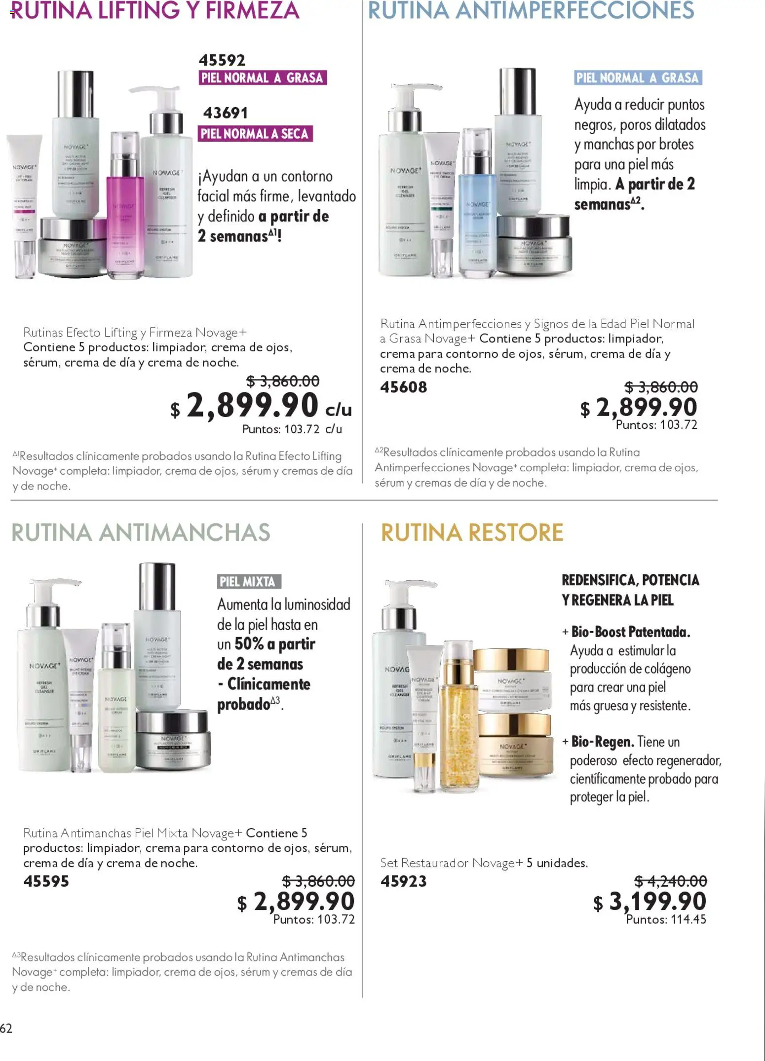 Nuevas ofertas de Oriflame válidas en toda la República Mexicana desde el 14.02.2026. ¡Encuentra las mejores ofertas en Oriflame campaña 3 2026! | Página: 62 | Productos: Serum, Crema, Contorno