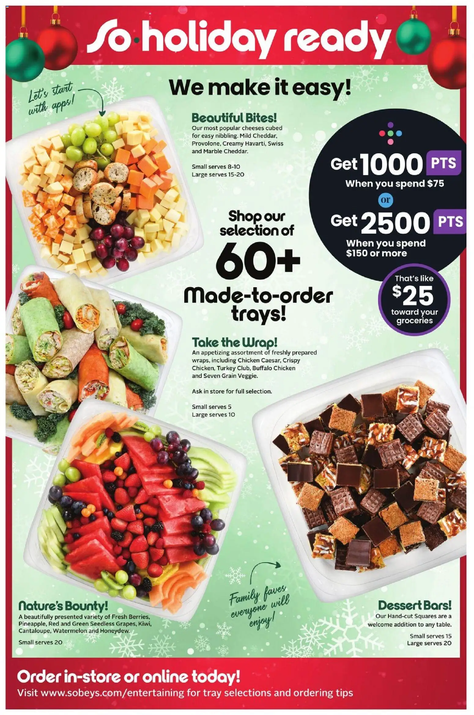 Sobeys flyer valid from 13.11.2025 | Page: 13 | Products: Turkey, Chicken