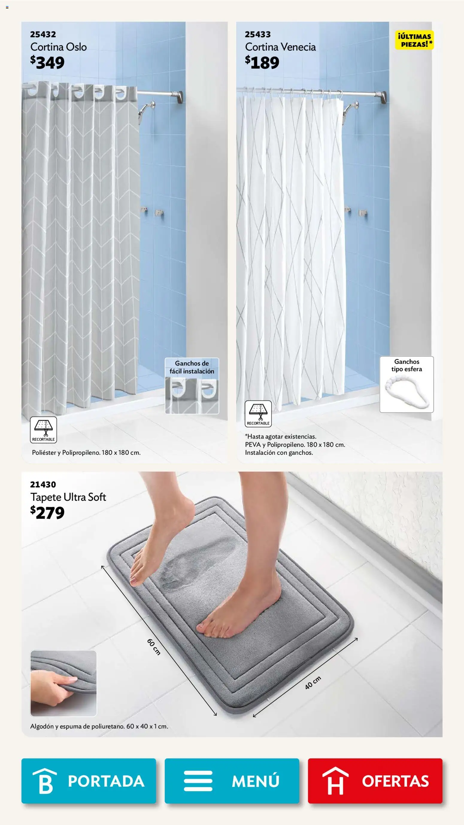 Nuevas ofertas de Betterware válidas en toda la República Mexicana desde el 03.11.2025. ¡Encuentra las mejores ofertas en Betterware campaña 11 2025! | Página: 91 | Productos: Espuma, Algodón, Tapete