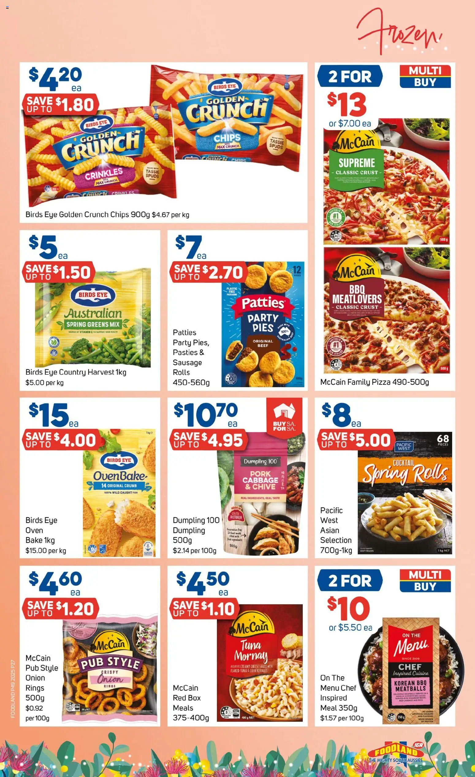 Foodland catalogue - valid from 03.12.2025 | Page: 27 | Products: Pork, Chips, Sauce, Tuna