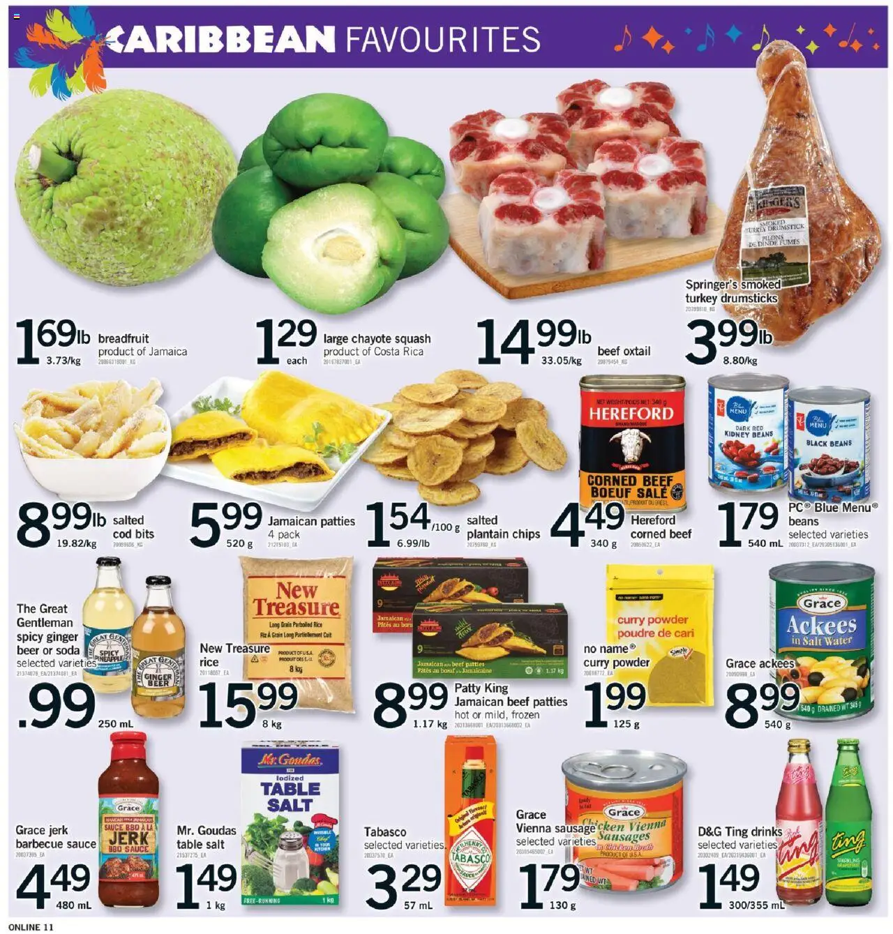 Fortinos flyer valid from 31.07.2025 | Page: 11 | Products: Beef, Pineapple, Chips, Powder