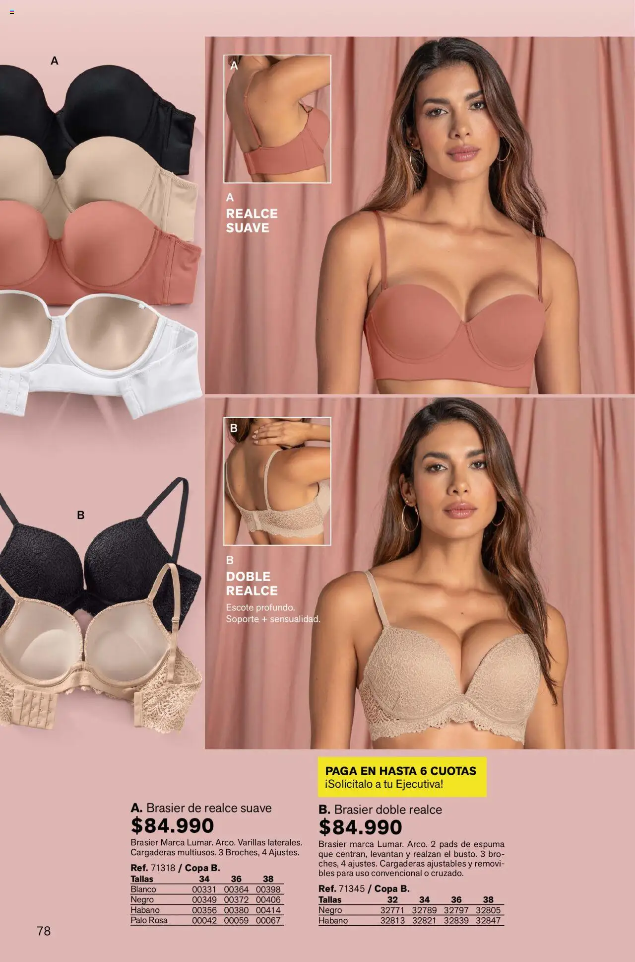 Leonisa revista - valida desde el 01.10.2025 | Página: 78 | Productos: Espuma, Brasier