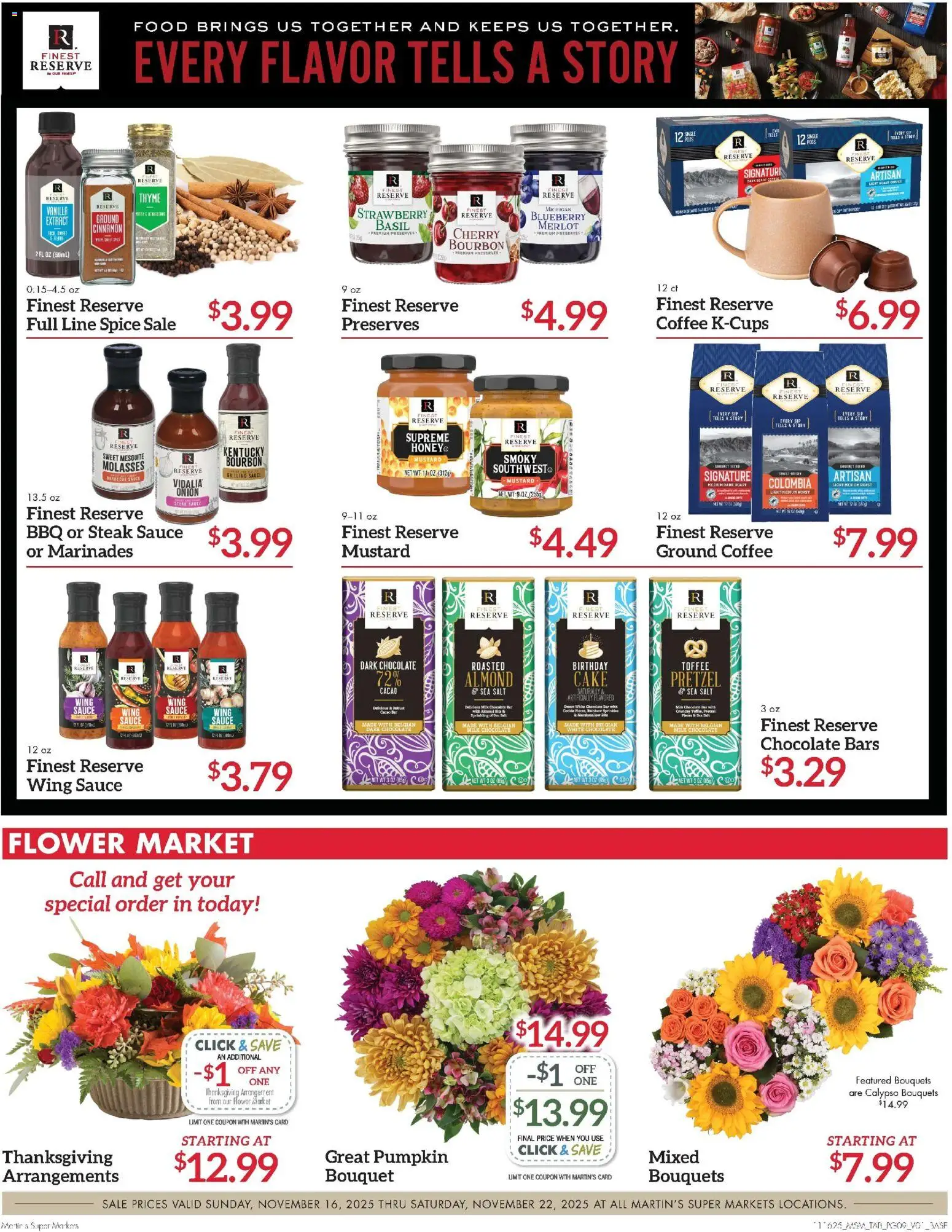 Martin’s Weekly Ad - valid from 16.11.2025 | Page: 9 | Products: Milk, Bourbon, Sauce, Salt
