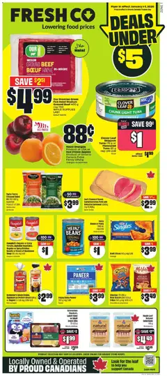 Preview of FreshCo weekly flyer / circulaire from shop FreshCo valid from 01.01.2026
